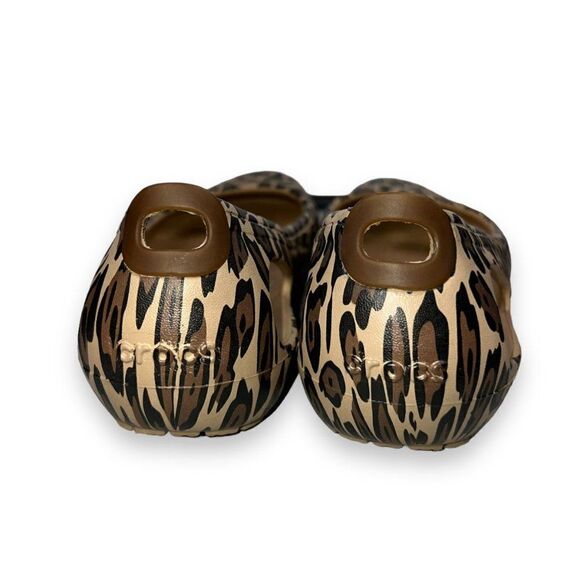 Crocs Kadee Leopard Print Slip-on Comfort Shoes Women's 5 - Picture 5 of 11